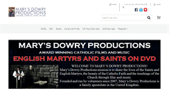 Desktop Screenshot of marysdowryproductions.org